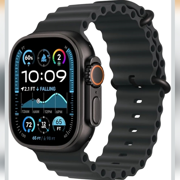 NIB Apple Watch Ultra 2 (GPS + Cell 49MM) - Black Titanium Case with Black Band